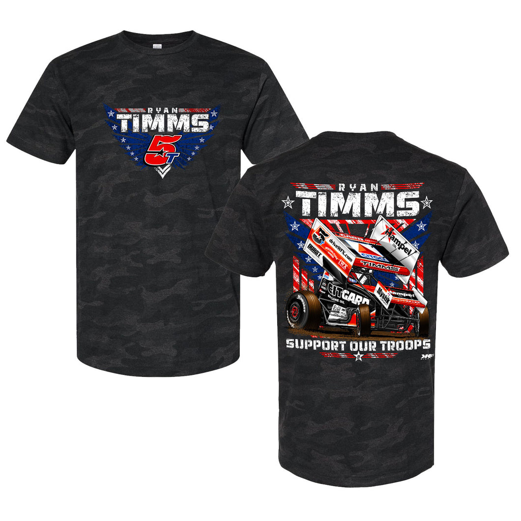 Timms 5T - Tshirt (Black Camo)