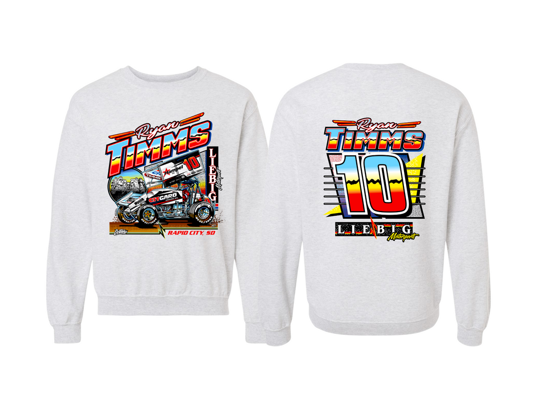 Retro Ryan Timms Crewneck - Ash
