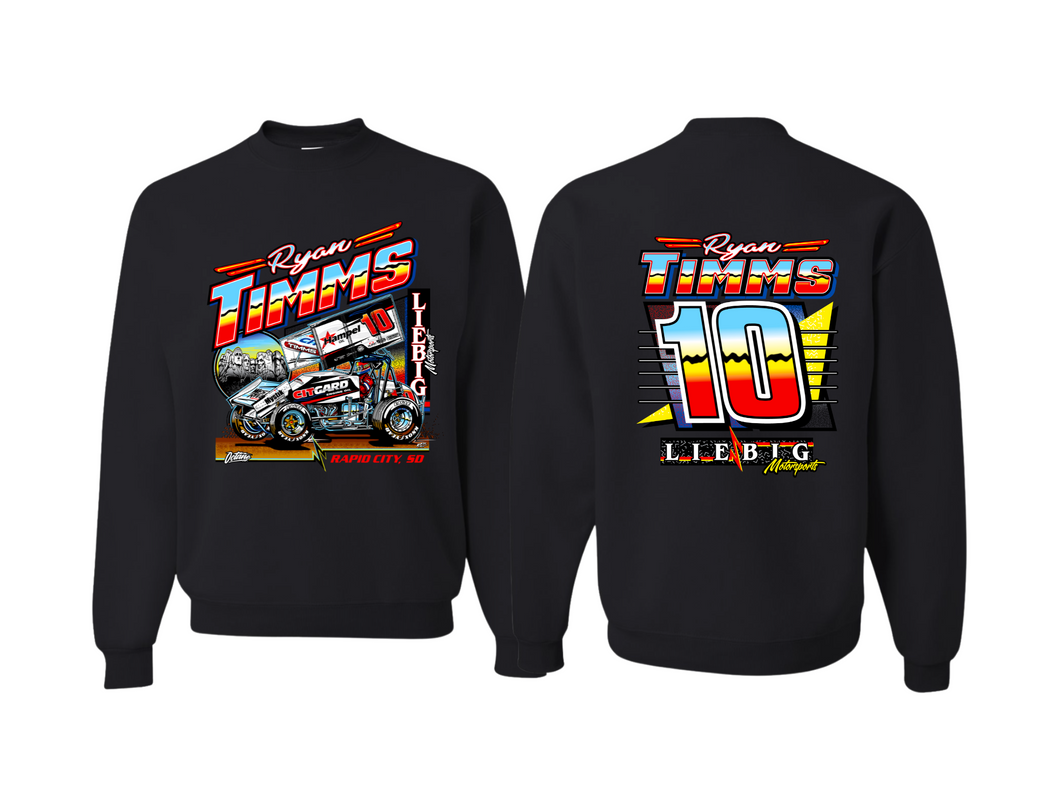 Retro Ryan Timms Crewneck - Black