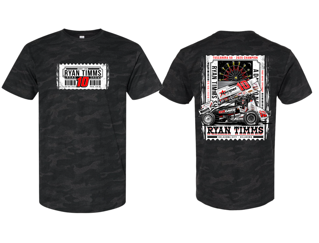 Tuscarora 50 Champion T-Shirt - Black Camo