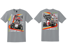 Load image into Gallery viewer, Retro Views T-shirt - Gravel
