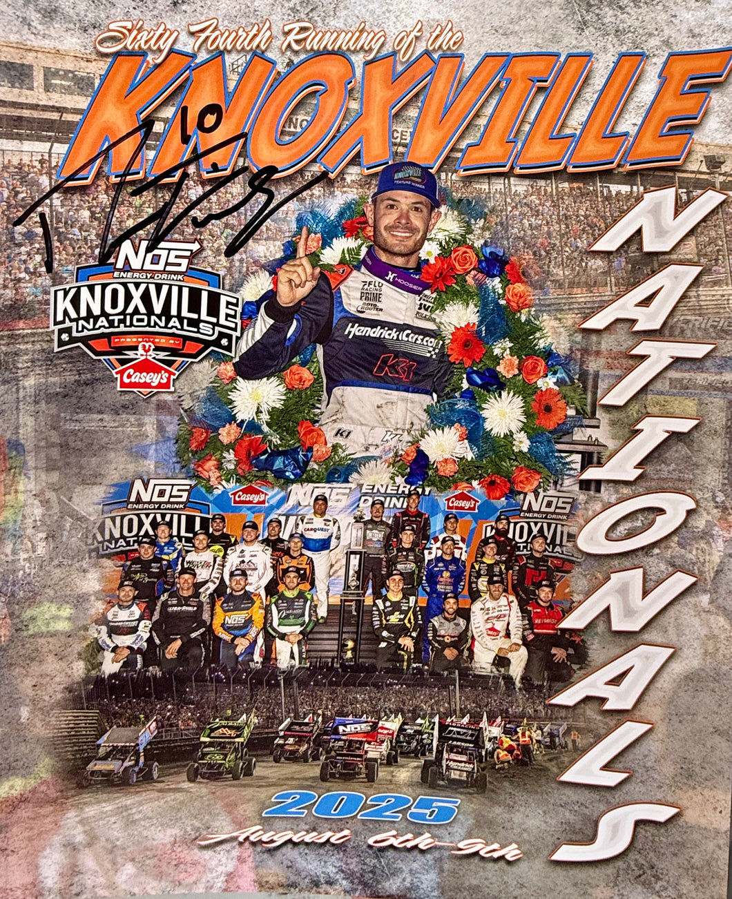 Autographed Ryan Timms 2025 Knoxville Nationals Program