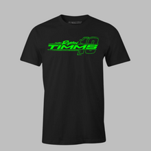 Load image into Gallery viewer, RYAN TIMMS LIFESTYLE  T-SHIRT (BLACK/NEON GREEN)
