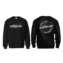 Load image into Gallery viewer, RYAN LIFESTYLE  Crewneck Sweatshirt BLACK/WHITE
