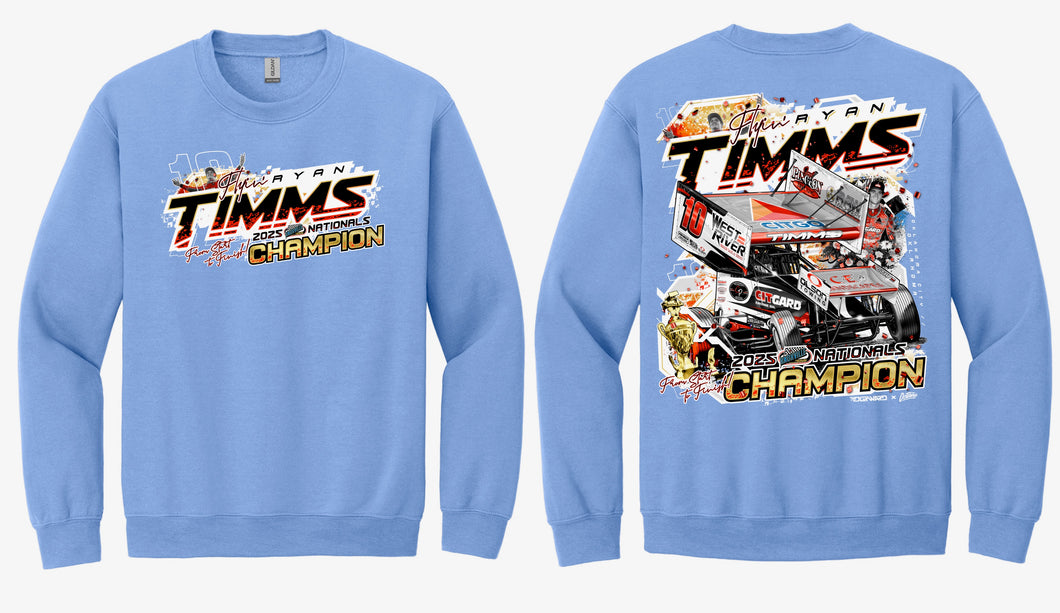 Knoxville Nationals Champion Crewneck - Carolina Blue