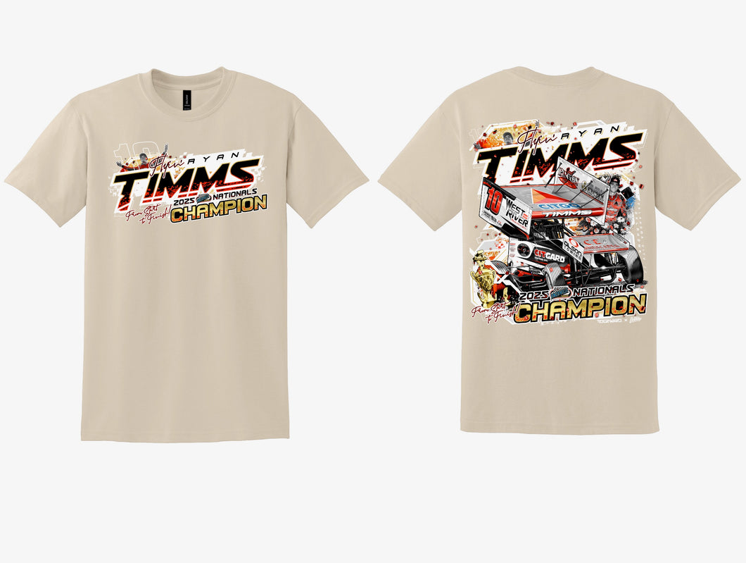 Knoxville Nationals Champion T-Shirt - Sand