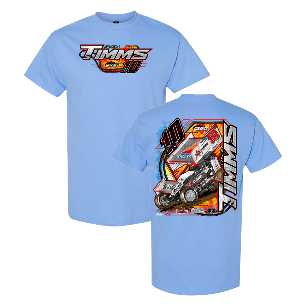 New Ryan #10 T- SHIRT Carolina Blue