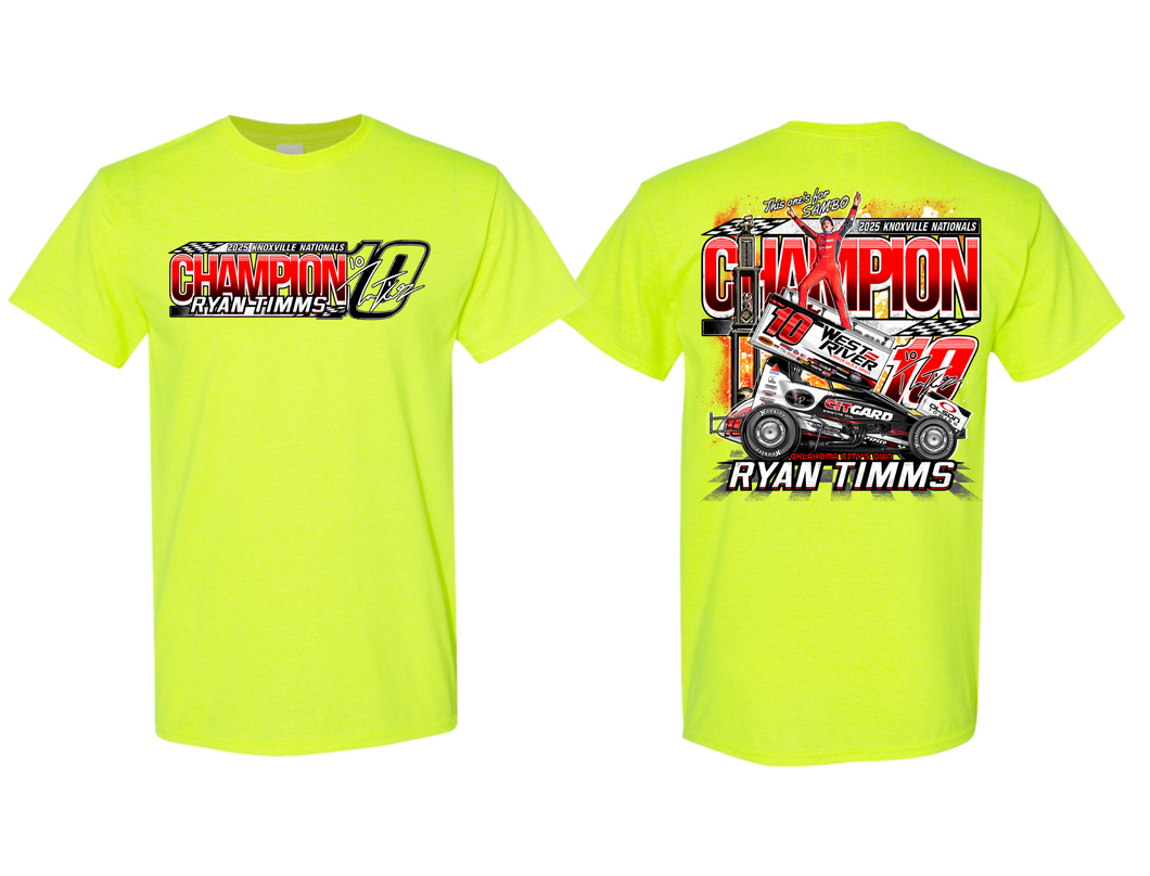 Natty Champ T-Shirt - Safety Yellow