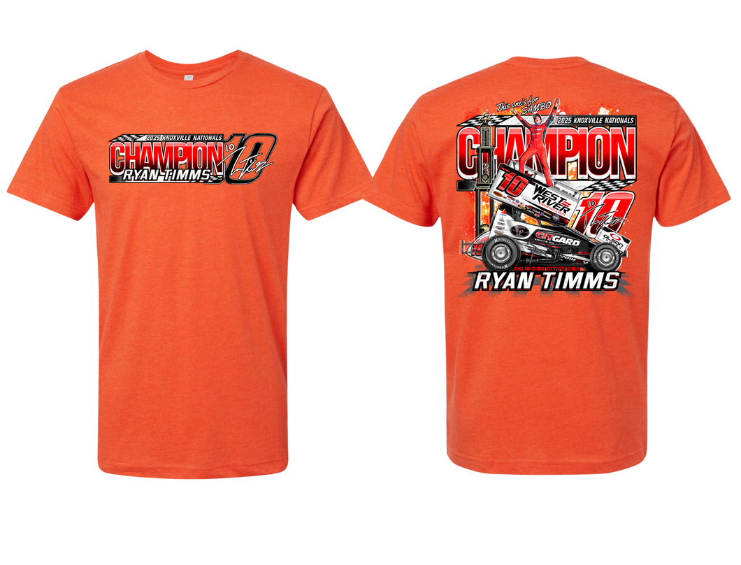 Natty Champ T-Shirt - Heather Orange
