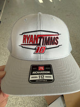 Load image into Gallery viewer, Hat - White Ryan Timms lightning snapback hat
